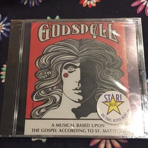 New and unopened CD of musical Godspell.